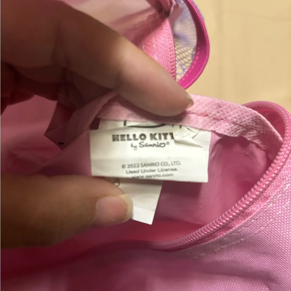 Hello Kitty Pink and White Kids Backpack‎